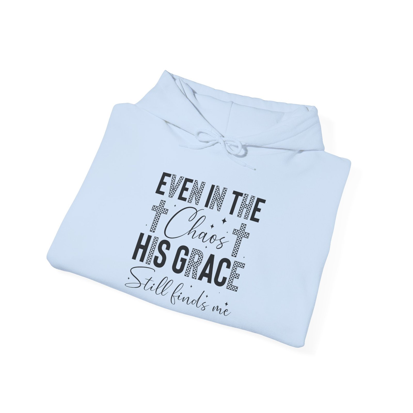 Faith Hoodie — "Even in the Chaos His Grace Still Finds Me" Christian Pullover - Image 16