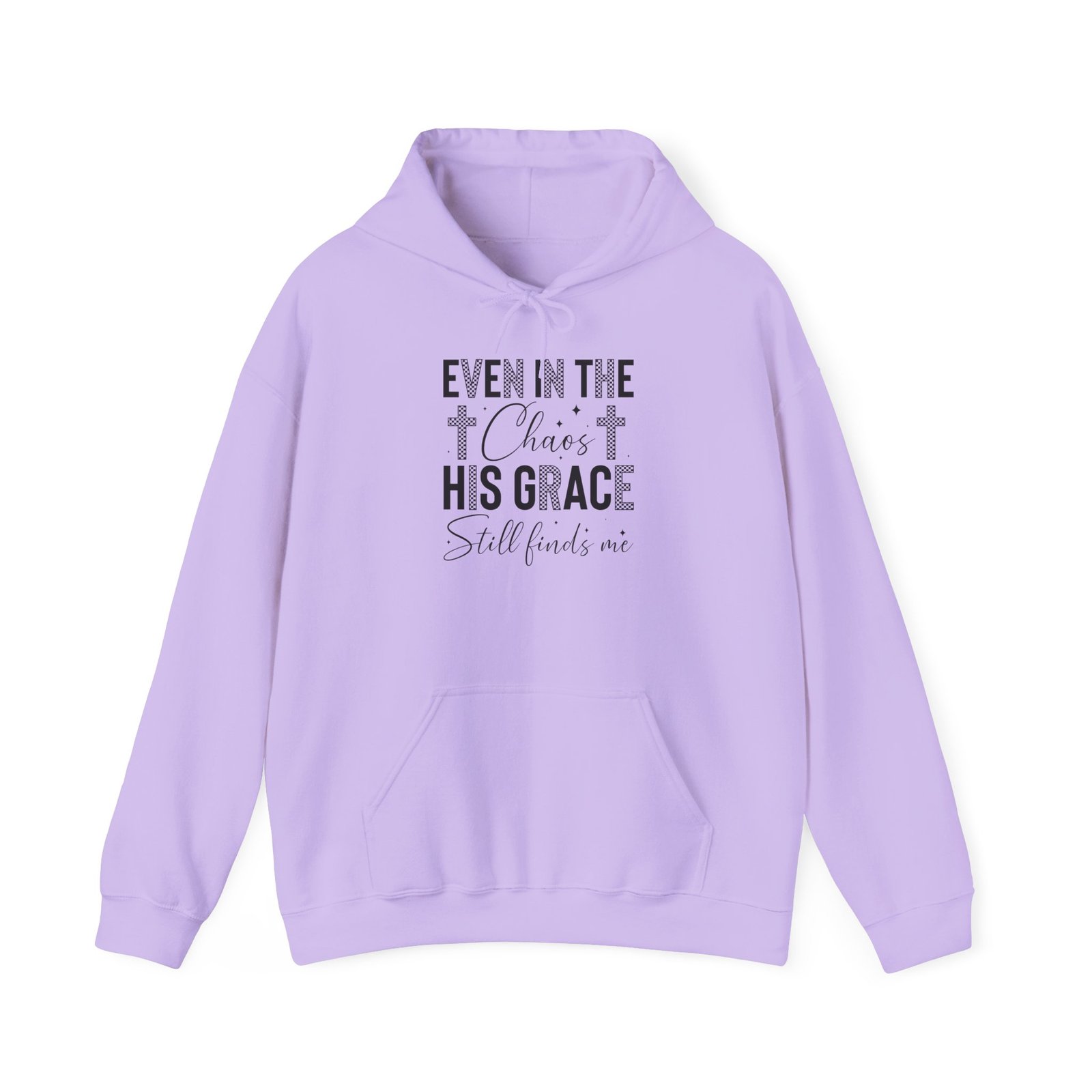 Faith Hoodie — "Even in the Chaos His Grace Still Finds Me" Christian Pullover - Image 21