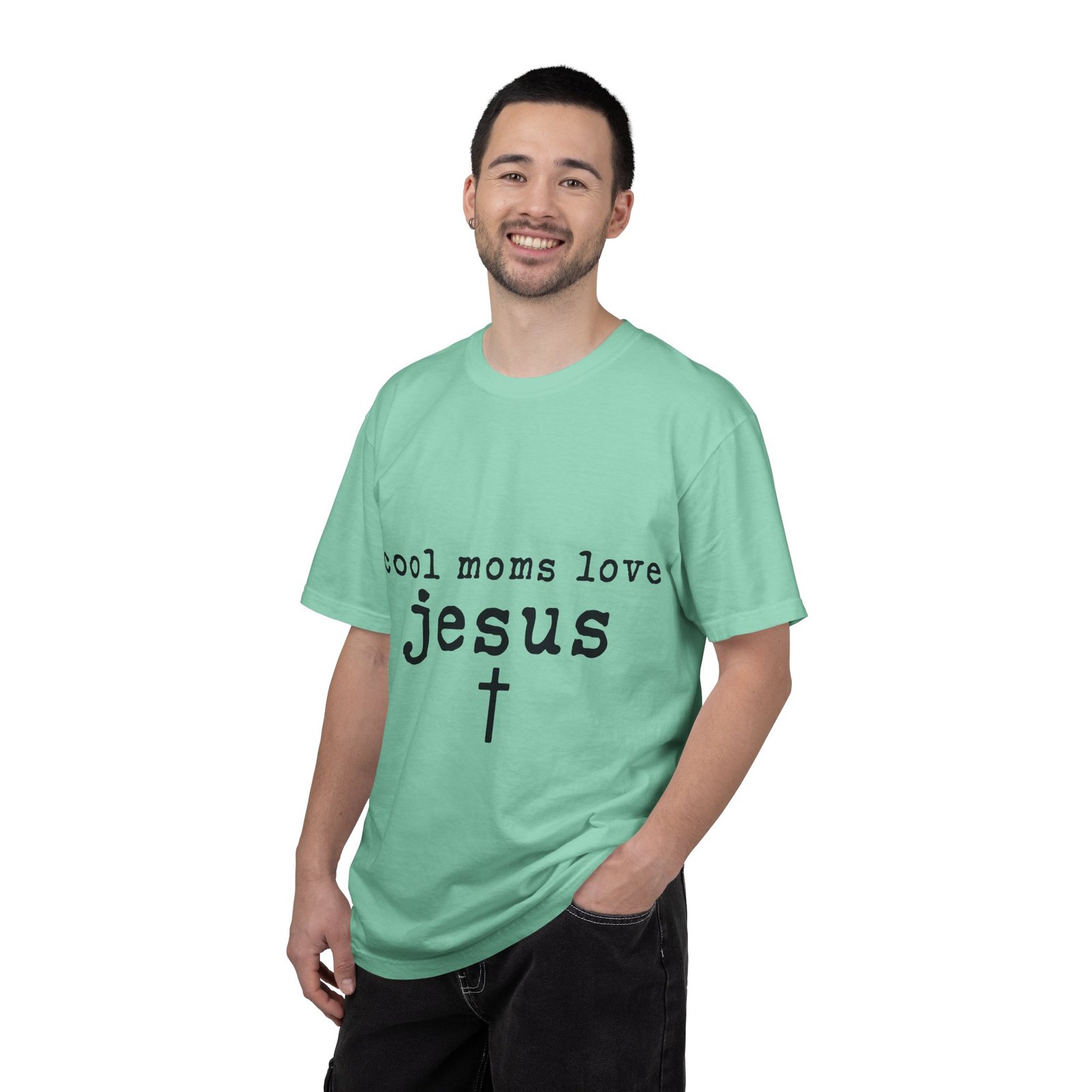 Cool Moms Love Jesus T-Shirt — Christian Mom Faith Tee - Image 24