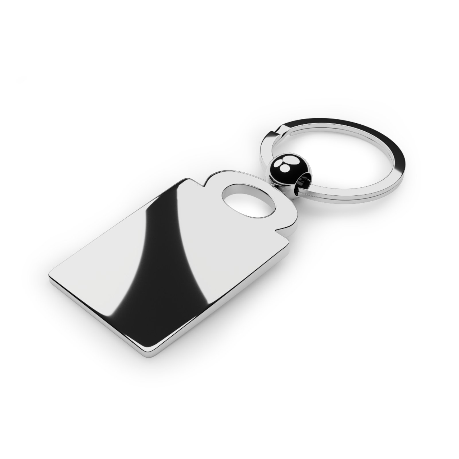 Rectangle Keyring — "Even in the Chaos His Grace Still Finds Me" Christian Inspirational Keychain - Image 2