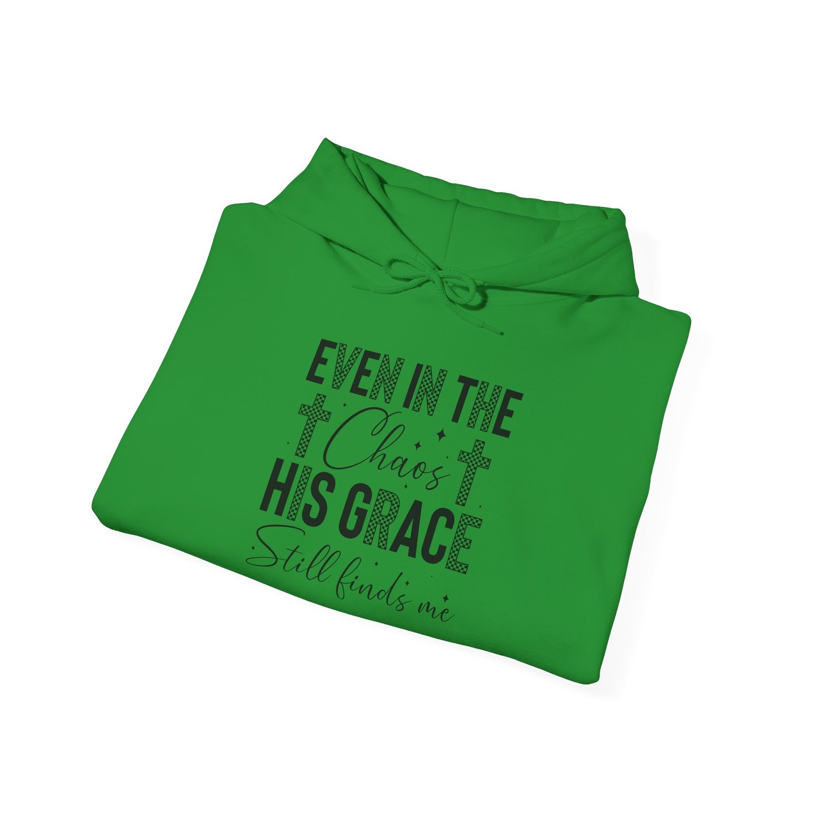 Faith Hoodie — "Even in the Chaos His Grace Still Finds Me" Christian Pullover - Image 12