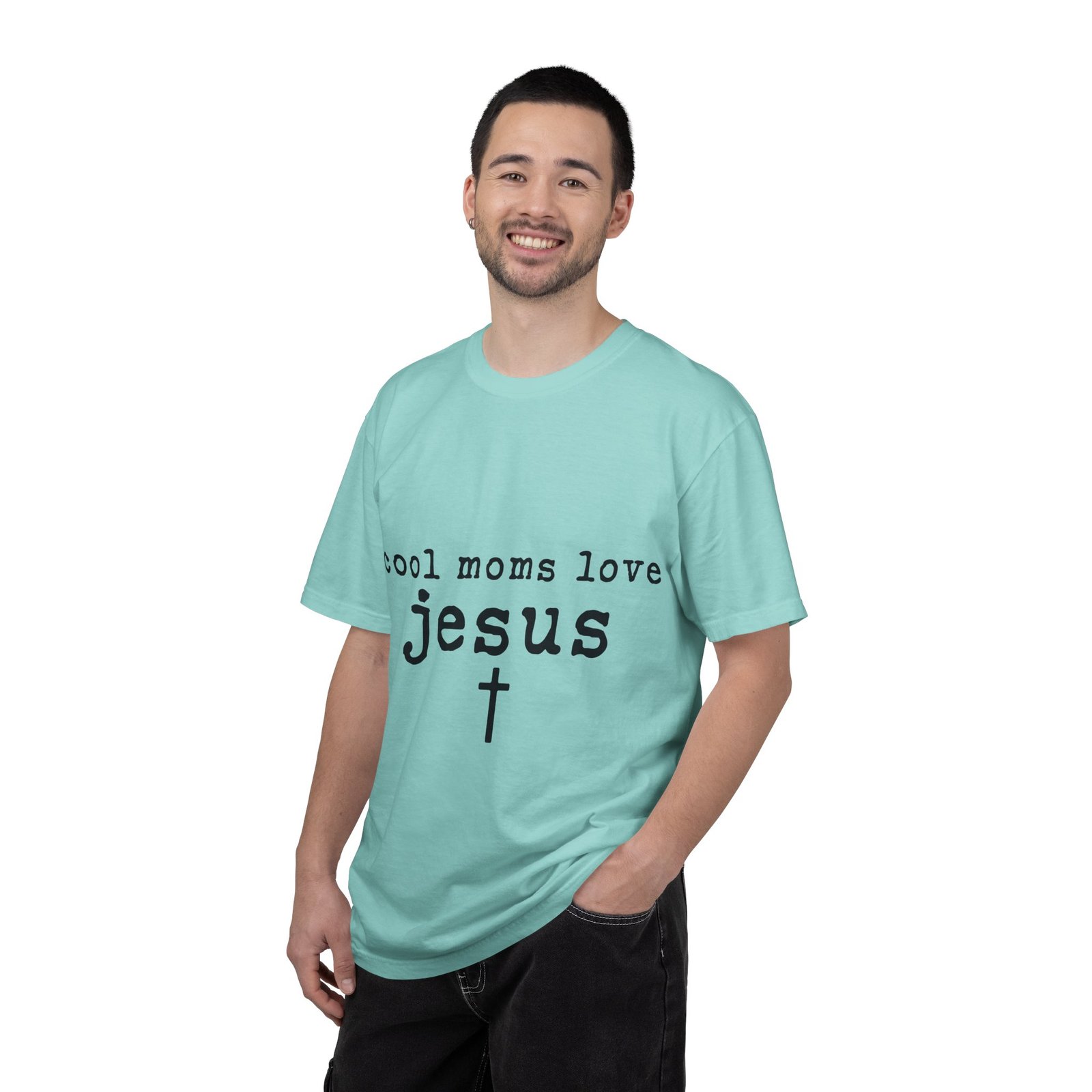 Cool Moms Love Jesus T-Shirt — Christian Mom Faith Tee - Image 27