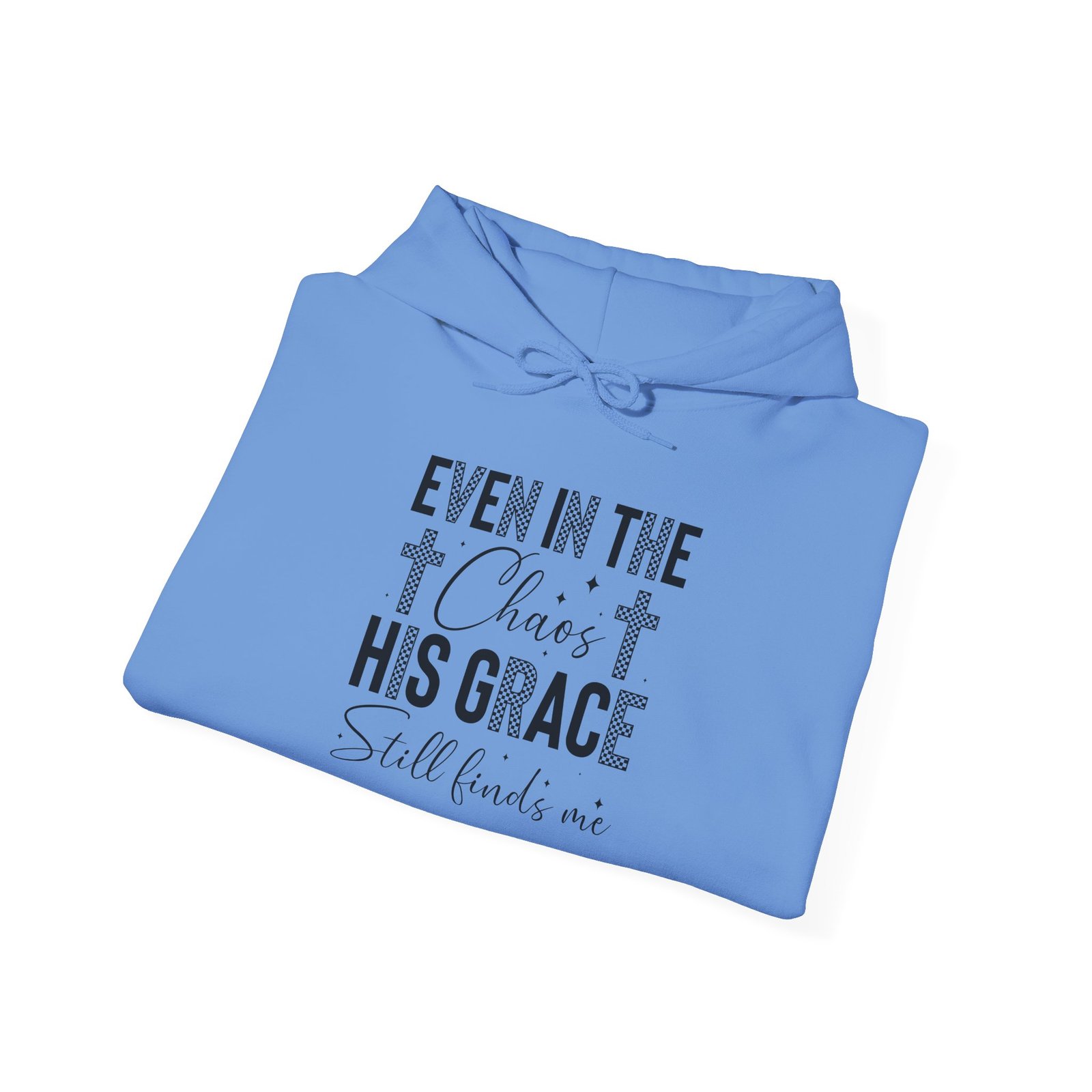 Faith Hoodie — "Even in the Chaos His Grace Still Finds Me" Christian Pullover - Image 20